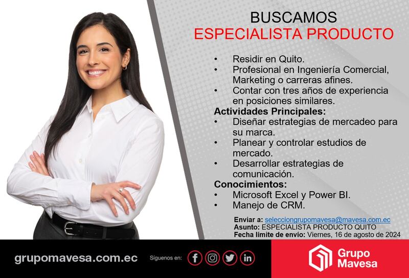 Trabajos en Quito