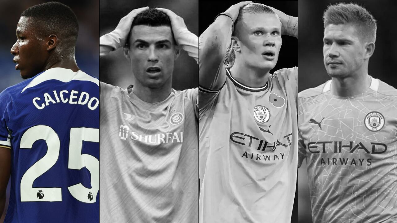 Moisés Caicedo supera a Cristiano Ronaldo, Erling Haaland y Kevin De Bruyne