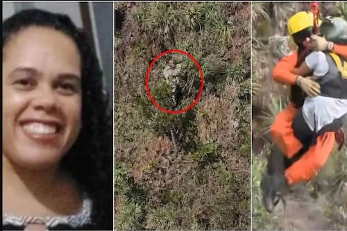 Mujer sobrevive más de 24 horas aferrada a un acantilado tras presunto intento de femicidio en Brasili