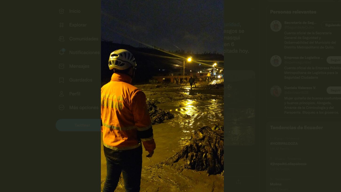 Fuertes lluvias azotaron el norte de la capital