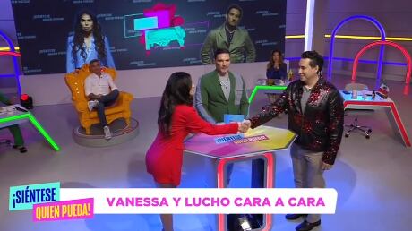 Vanessa y Lucho cara a cara