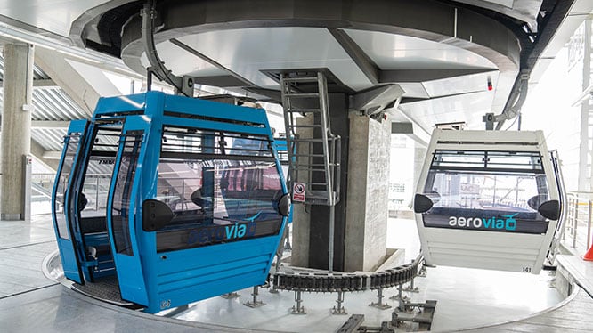 El sistema aerosuspendido dejó de funcionar la mañana del miércoles 15 de abril por problemas en el suministro de energía.