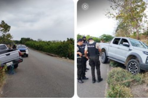 Así fue hallada la camioneta vinculada a la desaparición de técnicos de Comunica EP en Los Ríos