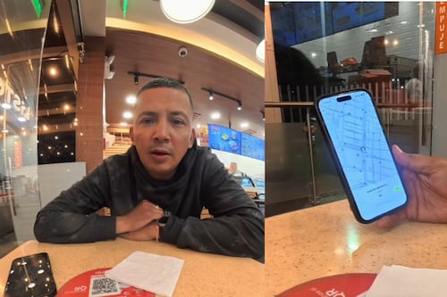 Policía Willy EC conmueve en redes al premiar a repartidores que trabajaban bajo la lluvia en Quito