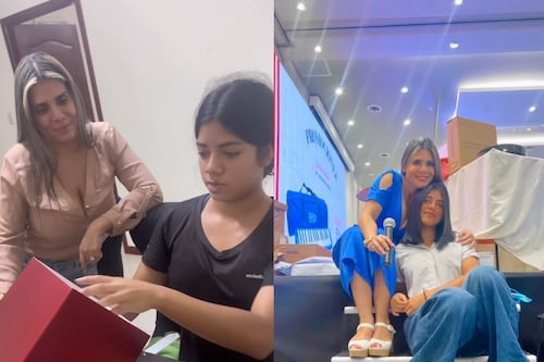 Sofía Caiche planeó durante dos años este regalo inolvidable para su hija