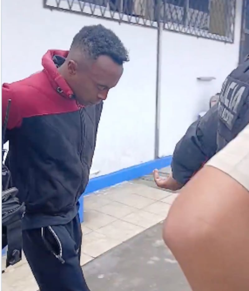 ¿Quién es Christian “Diablito” Lara?: detenido por presunto robo armado al sur de Quito - Fuente: Video de X