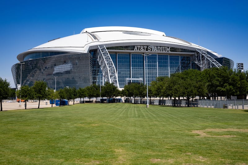 Fotografía de archivo que muestra una vista exterior del estadio AT&T en Dallas, Texas (EE.UU.). EFE/ Carlos Ramírez