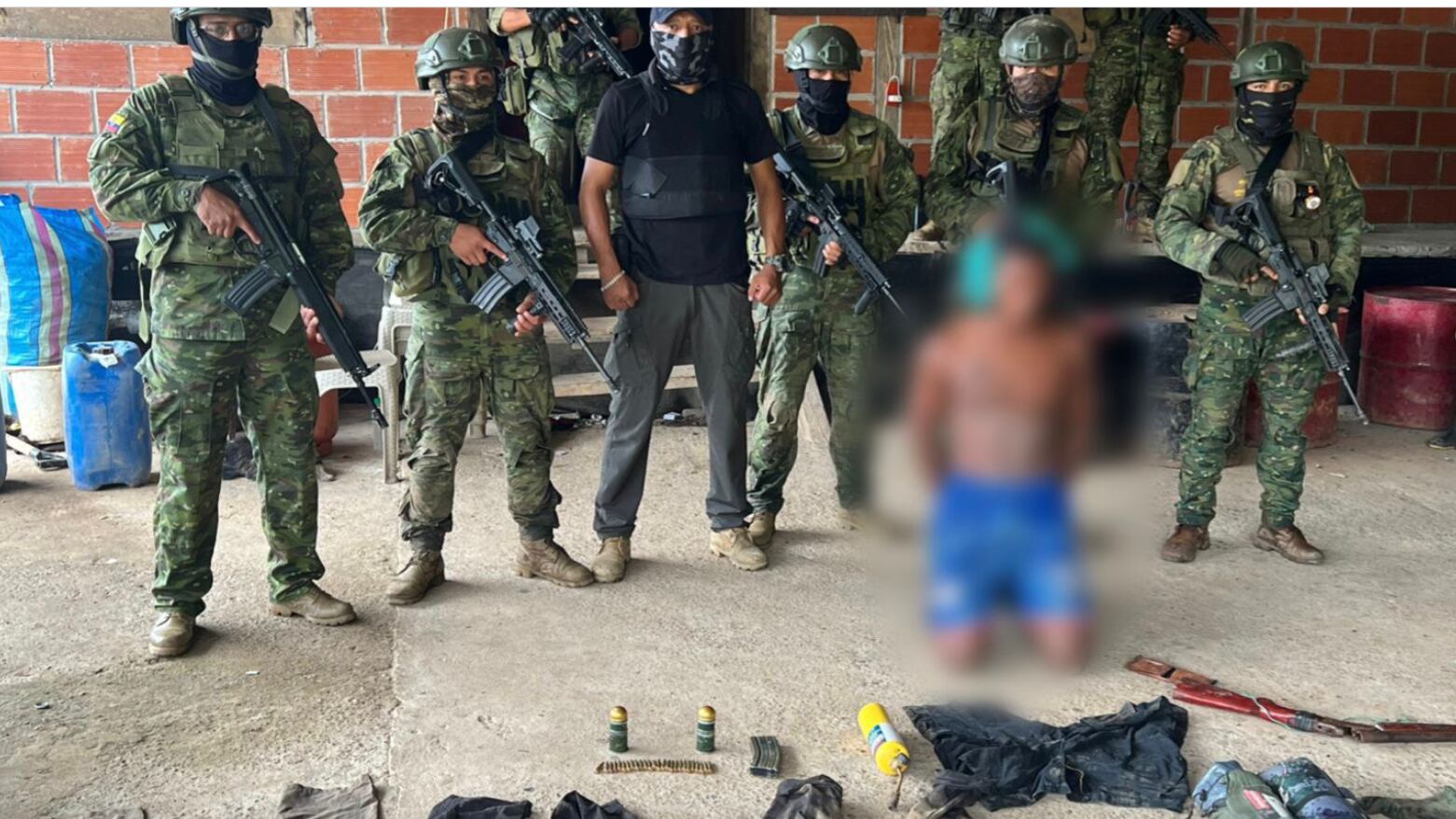 Ejército Ecuatoriano aprehende a presunto integrante del Tren de Aragua en Orellana