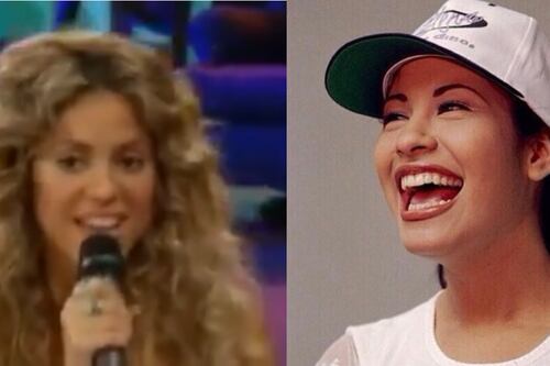 Shakira imitó a Selena Quintanilla y se llenó de críticas por no dar la talla