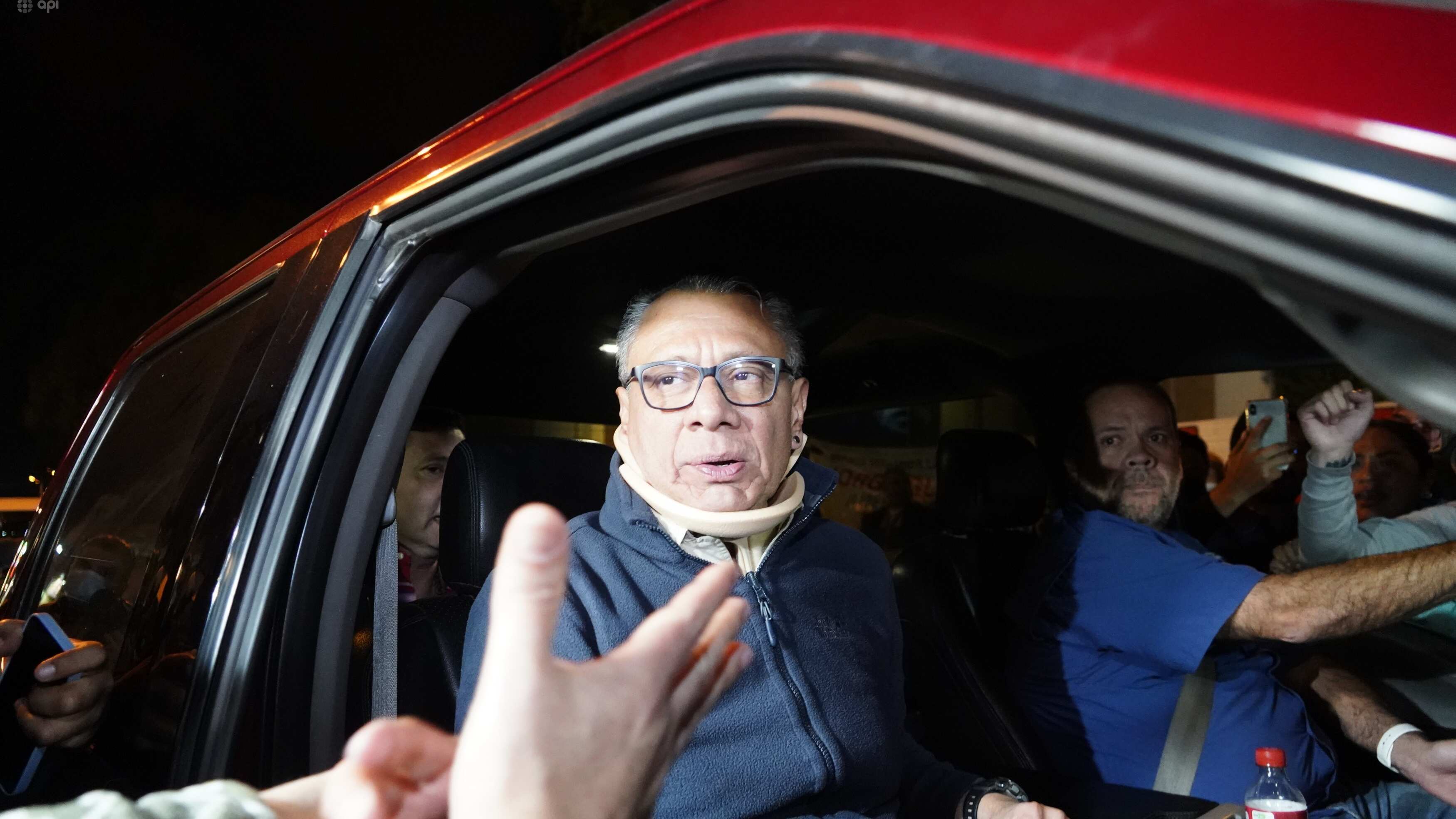 Jorge Glas sale de la Cárcel 4