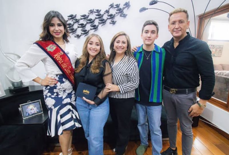 Andrea Beltrán, candidata a Reina de San Francisco de Quito