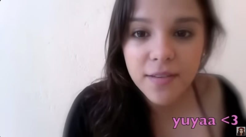 Yuya antes, hace 14 años