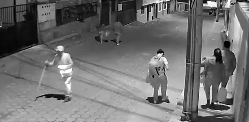 Fatal atropello en Nayón, Quito. Imagen: Captura de pantalla