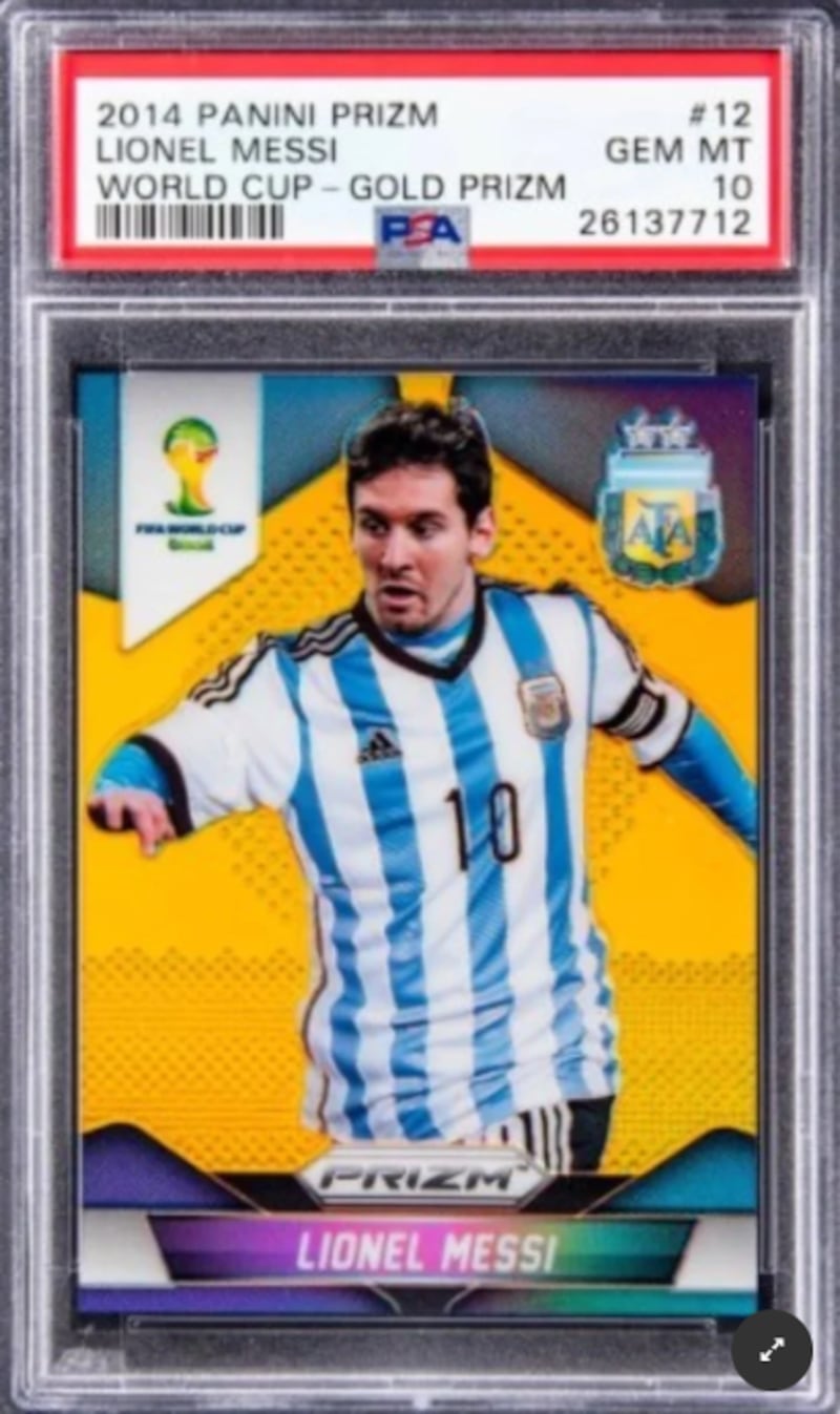 El argentino protagoniza el cromo más caro de Panini en el fútbol