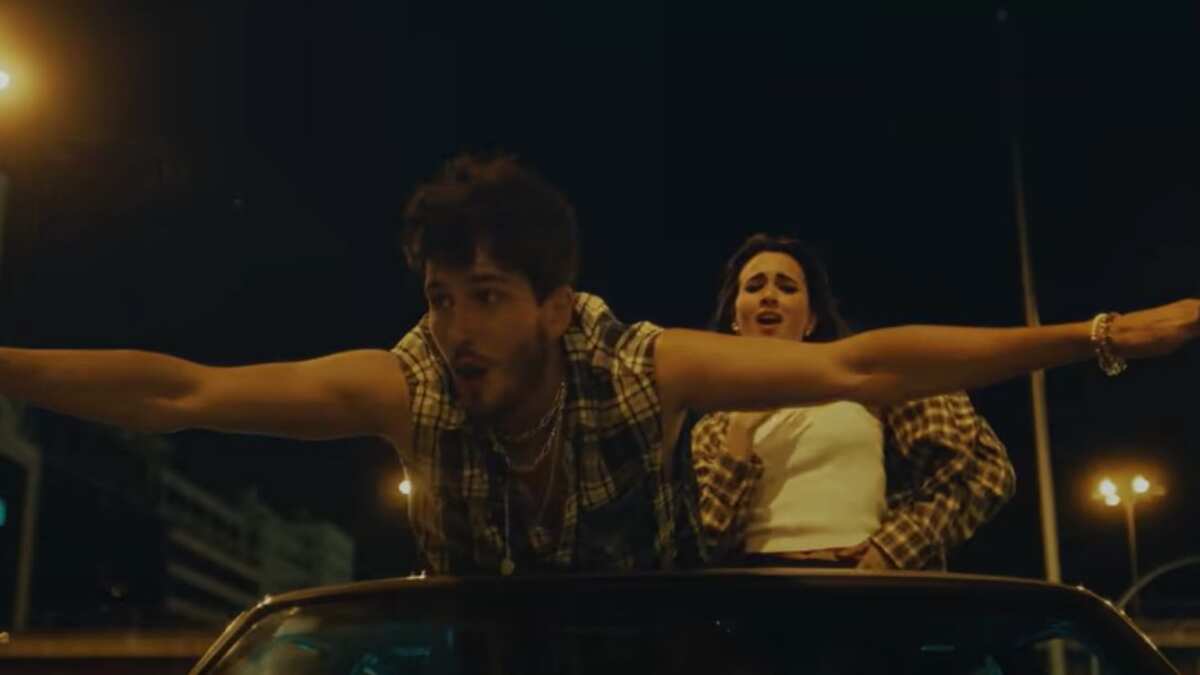 Sebastián Yatra no se perdió un segundo del último concierto de Aitana