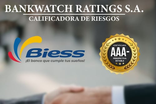 Biess obtiene una de las calificaciones más altas de riesgo dentro del mercado local ecuatoriano, reafirmando su solidez financiera