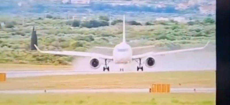 Airbus se salió de pista