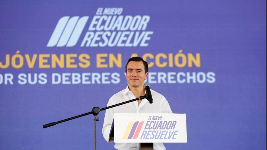 Daniel Noboa propone reforma que busca que el dinero de los ecuatorianos no vaya a quienes ven en la política un negocio