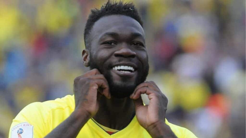Felipe Caicedo con la Selección de Ecuador