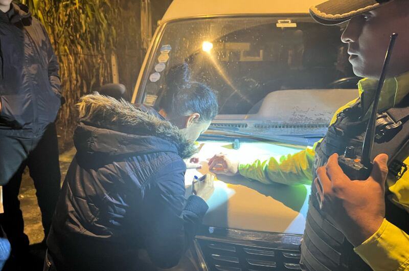 Operativos en el Distrito de Policía Tumbaco. Imagen: Policía Nacional