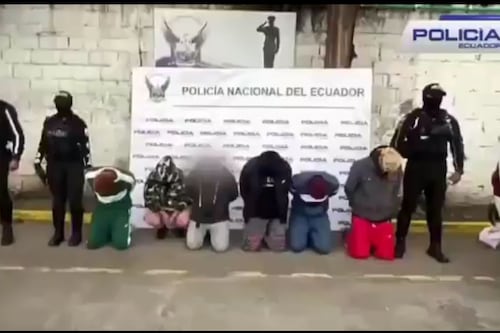 Objetos robados fueron los indicios para dar con un grupo de delincuentes que asaltaba a transeúntes en el sur de Quito