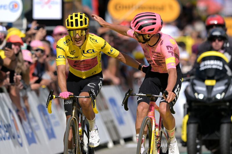Richard Carapaz en el Tour de Francia