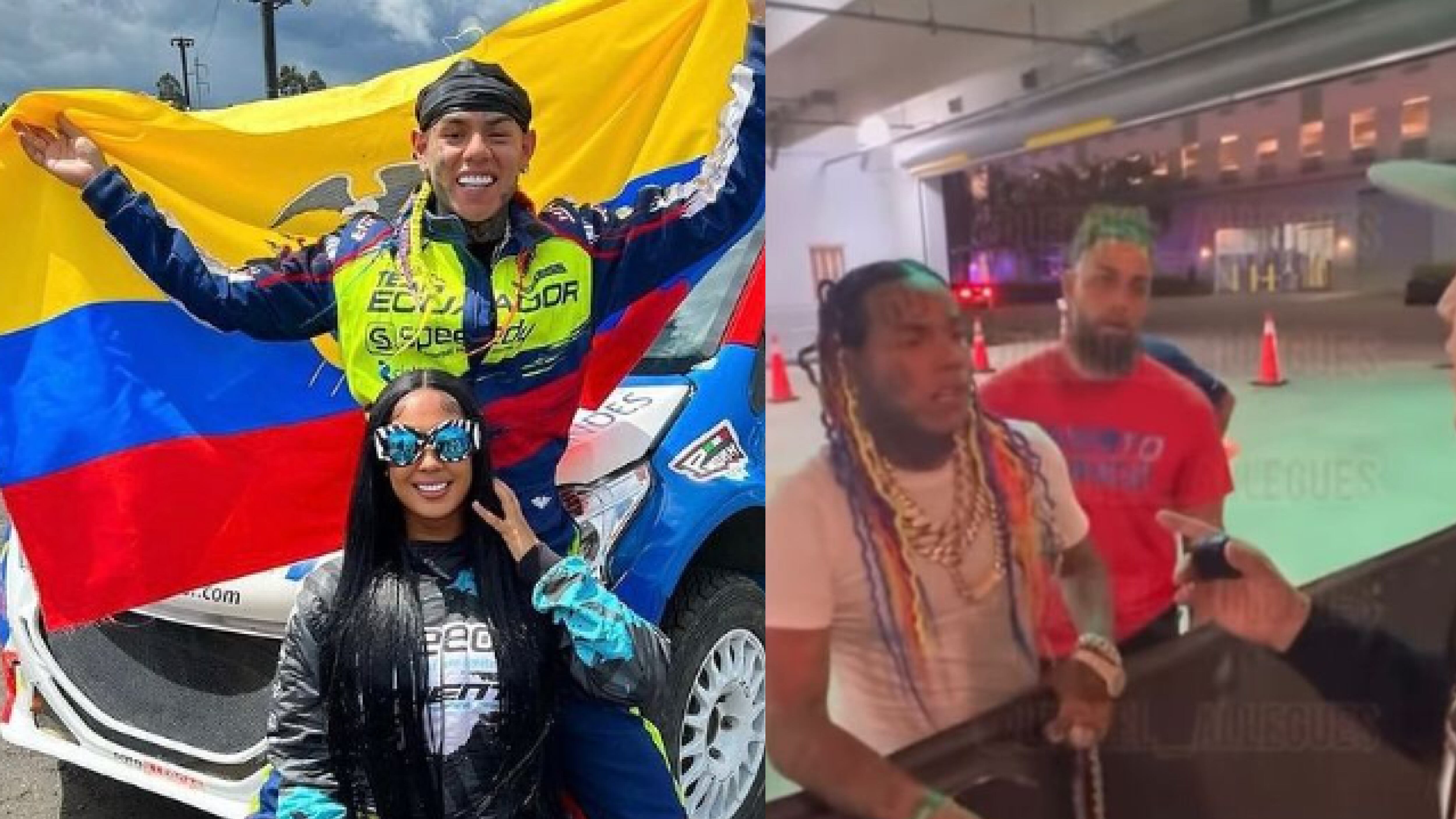 rapero protagonizó un escándalo