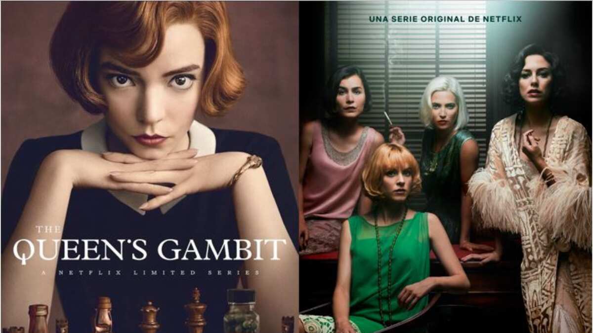 Gambito de dama y Las chicas del cable.