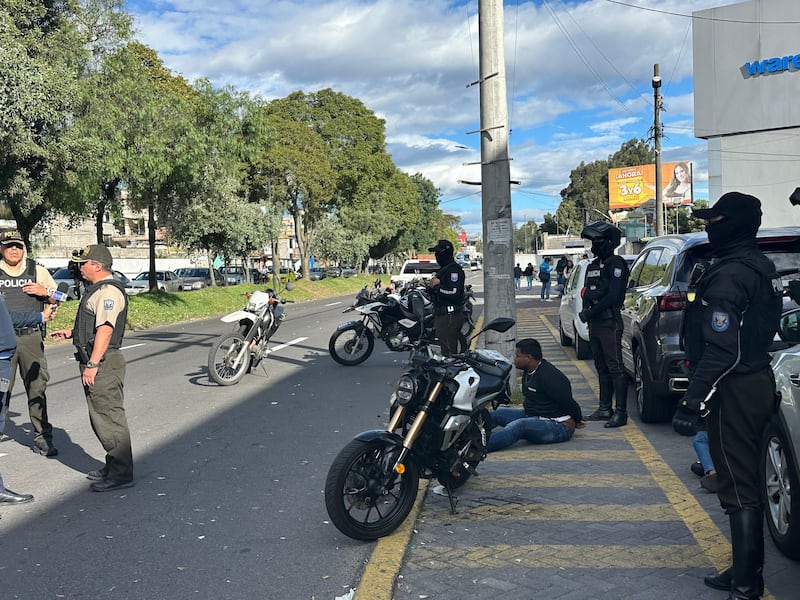 Evidencias sobre persecución policial en el norte de Quito