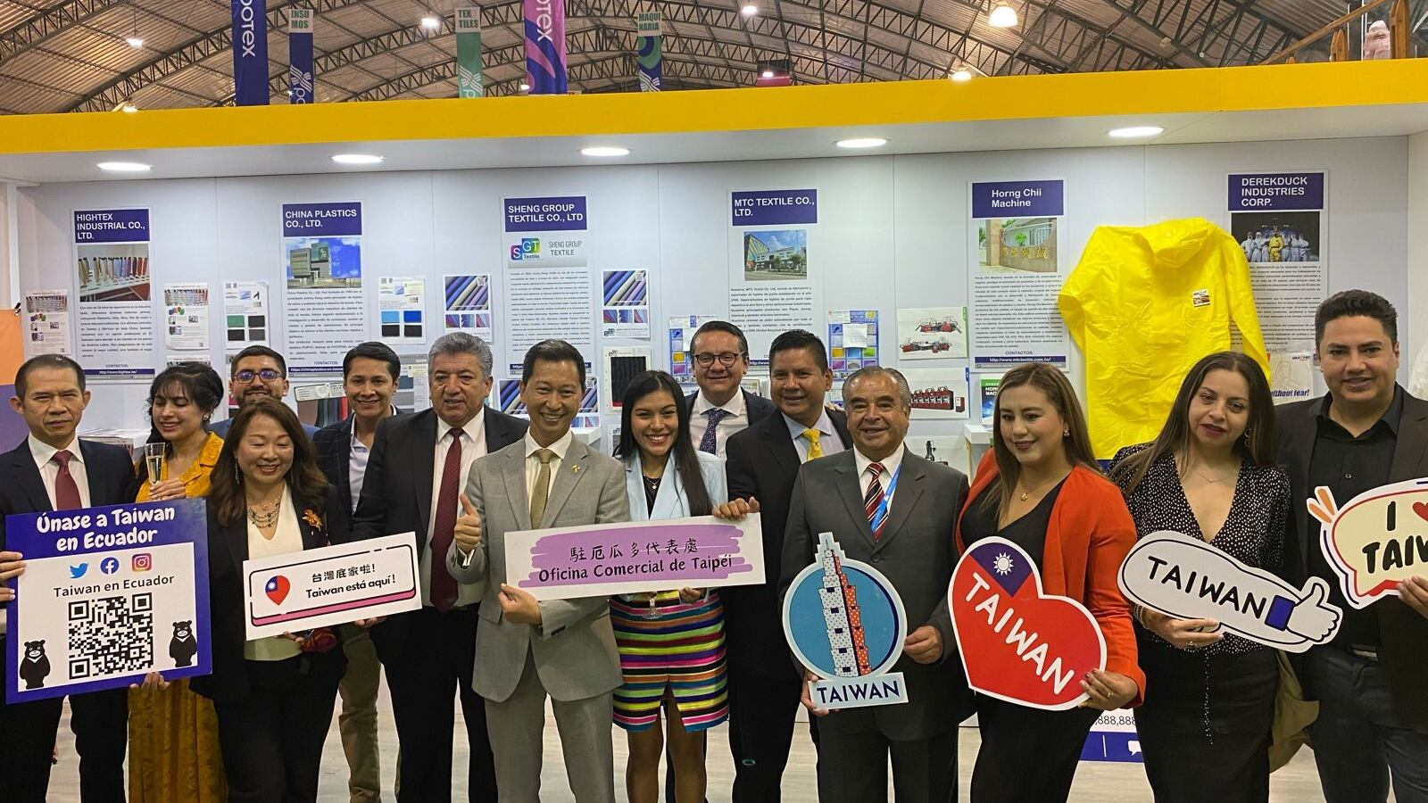 Taiwán participa en Ecuador Xpotex 2024