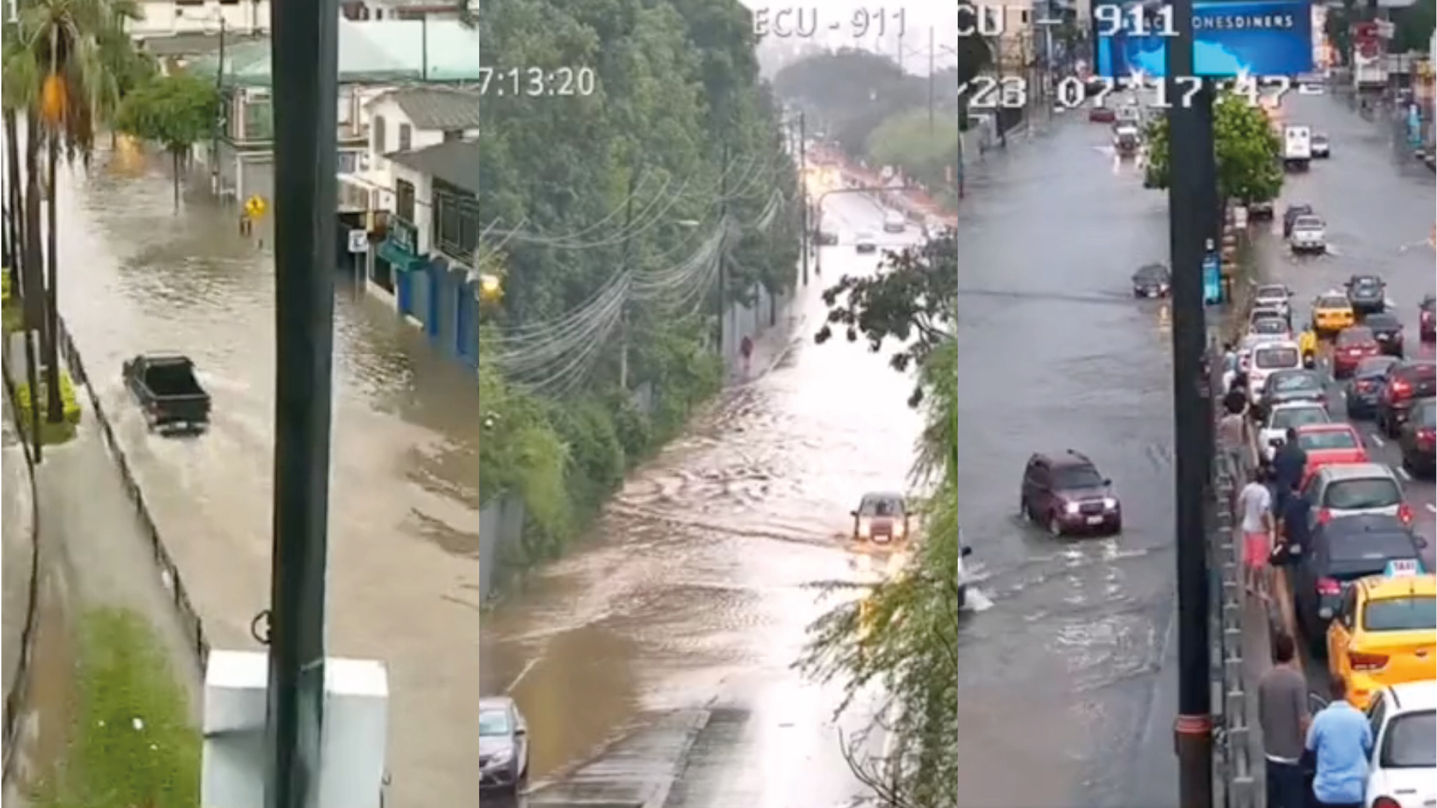 Lluvias en Guayaquil no dan tregua
