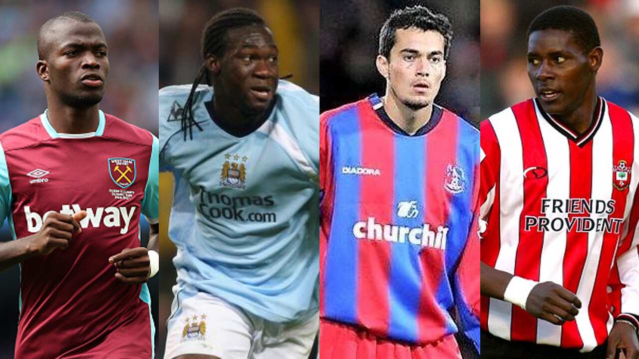 Enner Valencia, Felipe Caicedo, Jaime Ivan Kaviedes y Agustín Delgado en la Premier League
