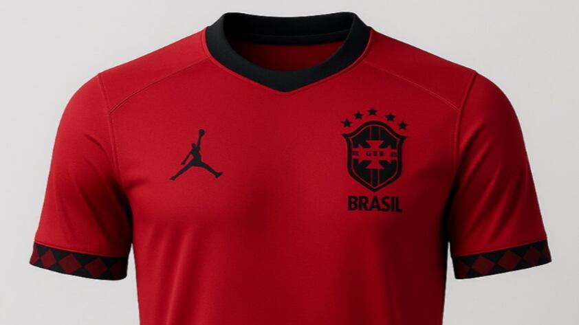 Supuesta camiseta de Brasil para el Mundial 2026.