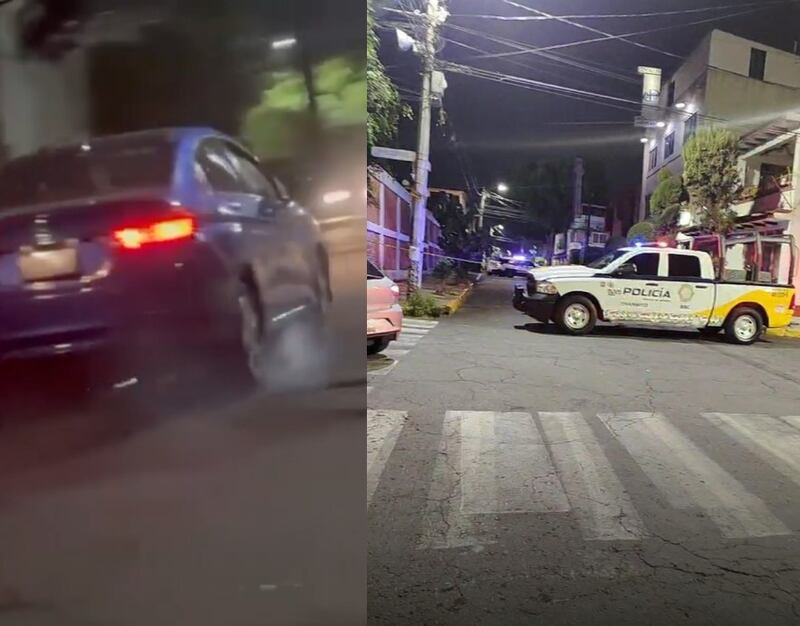 motociclista arrastrado en Iztapalapa,  México