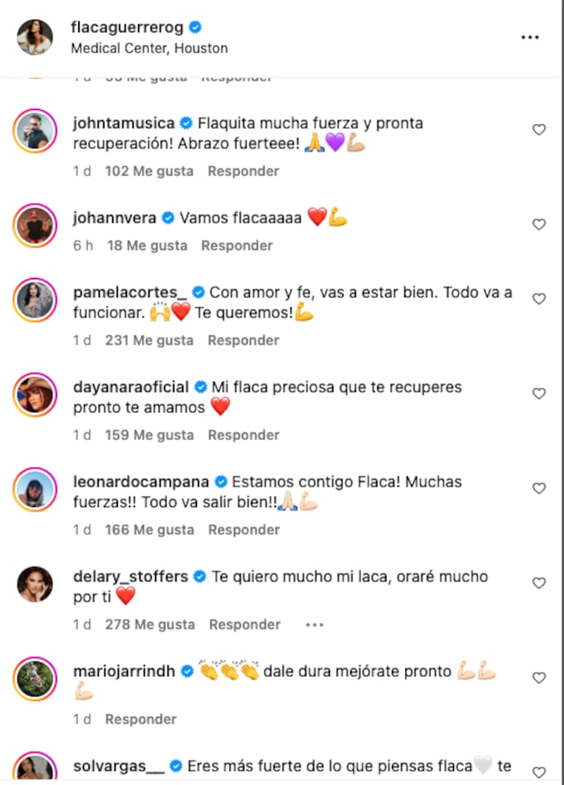 Mensajes de apoyo para La Falca Guerrero