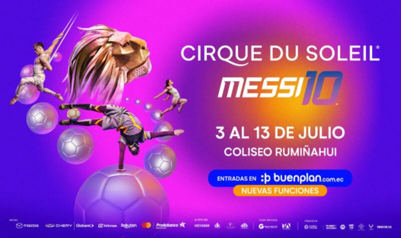 Nuevas funciones disponibles para Cirque Du Soleil en Ecuador.