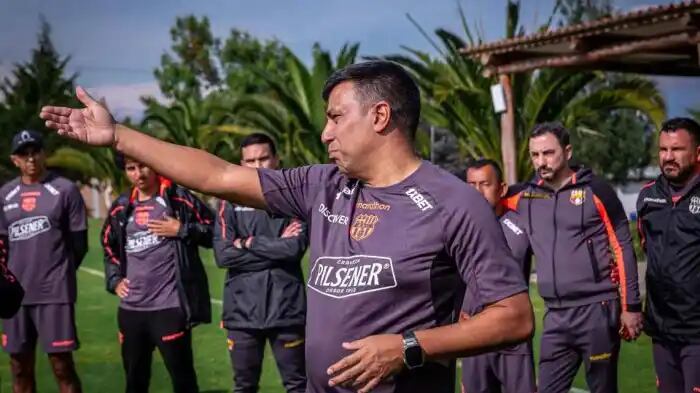 César Farías con Barcelona SC