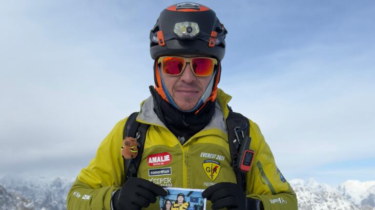 El capitán Marcelo Segovia lo dio todo en su intento por escalar el Everest sin oxígeno