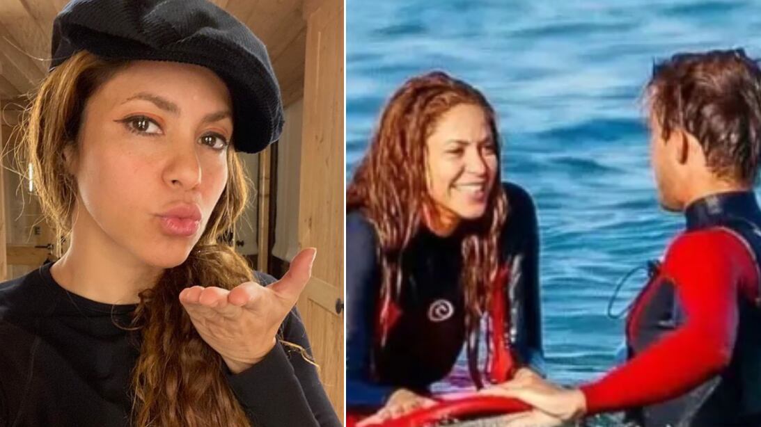 Shakira con su maestro de surf desata rumores de romance
