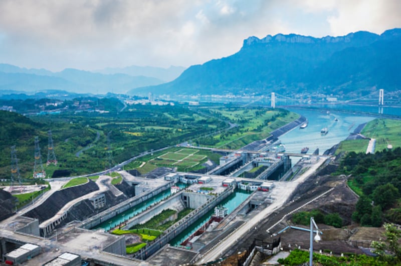 Hidroeléctrica Tres Gargantas, China.