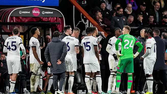El partido entre Bournemouth y Luton Town fue suspendido/ Luton Town.