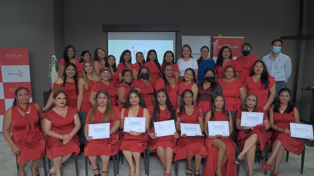 De las mujeres graduadas de años anteriores, el 85% ya cuentan con un emprendimiento propio, ya sea de forma individual o asociativa.