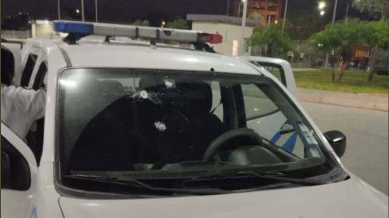 Patrullero baleado en Guayaquil