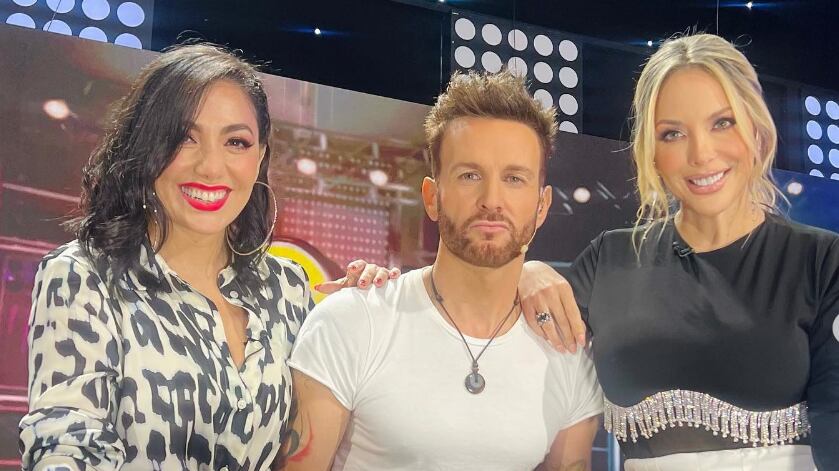 Erika Vélez, Pamela Cortés y Axel