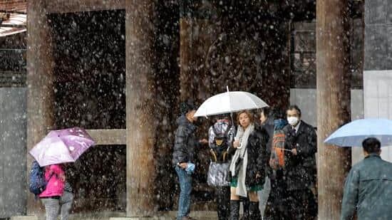 Nieve en Tokio