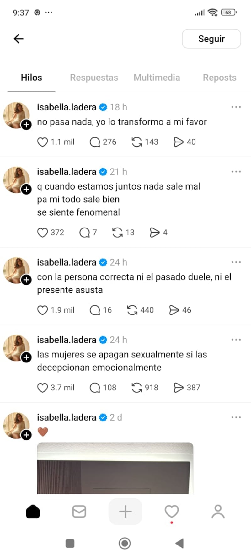 Respuesta de Isabella Ladera