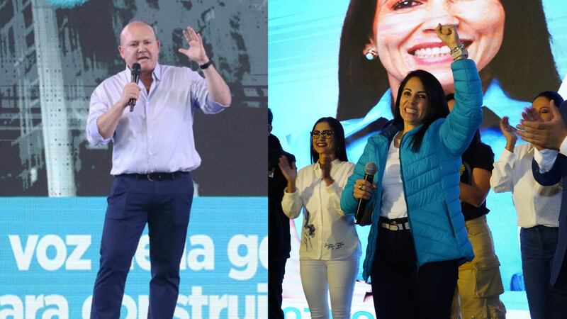 Luisa González y Diego Borja.