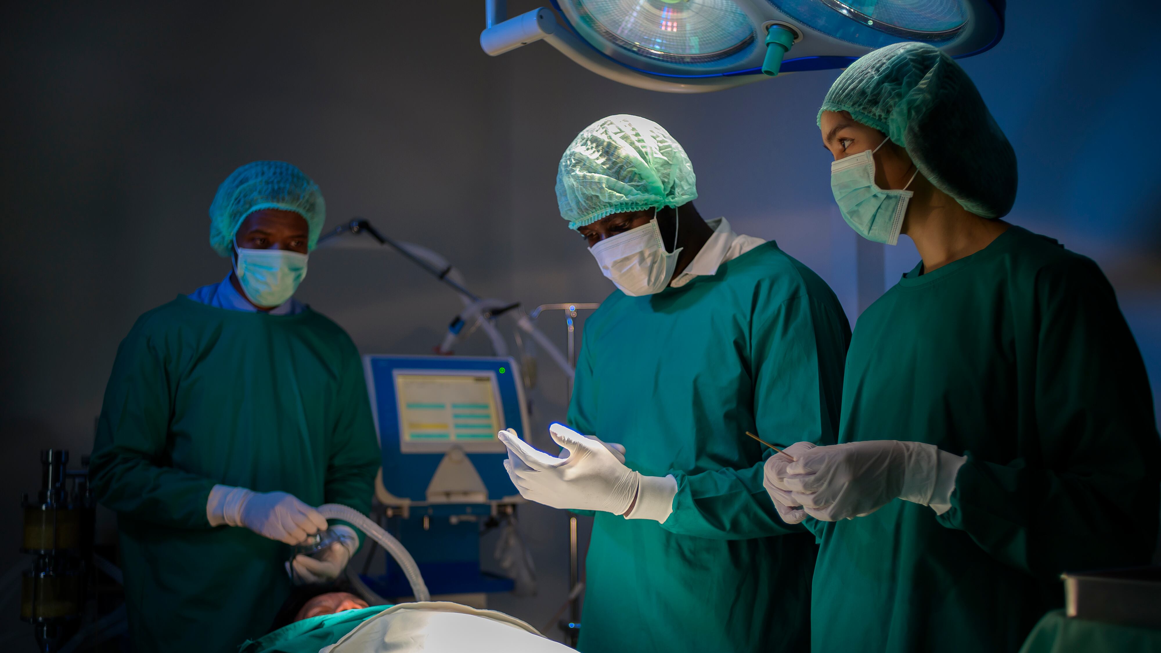 Imagen de un equipo médico