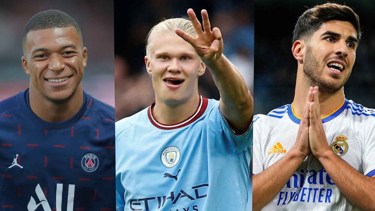 Mbappé, Haaland y Asensio