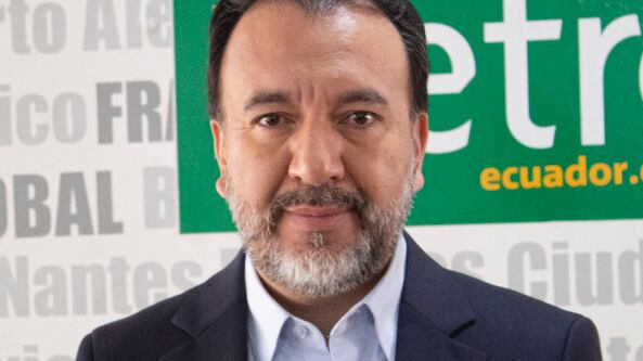 Pabel Muñoz, candidato por el Movimiento Político Revolución Ciudadana, Lista 5